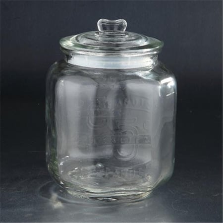 Diamond Star Diamond Star 58049 11 x 8.5 in. Glass Jar with Lid; Clear 58049